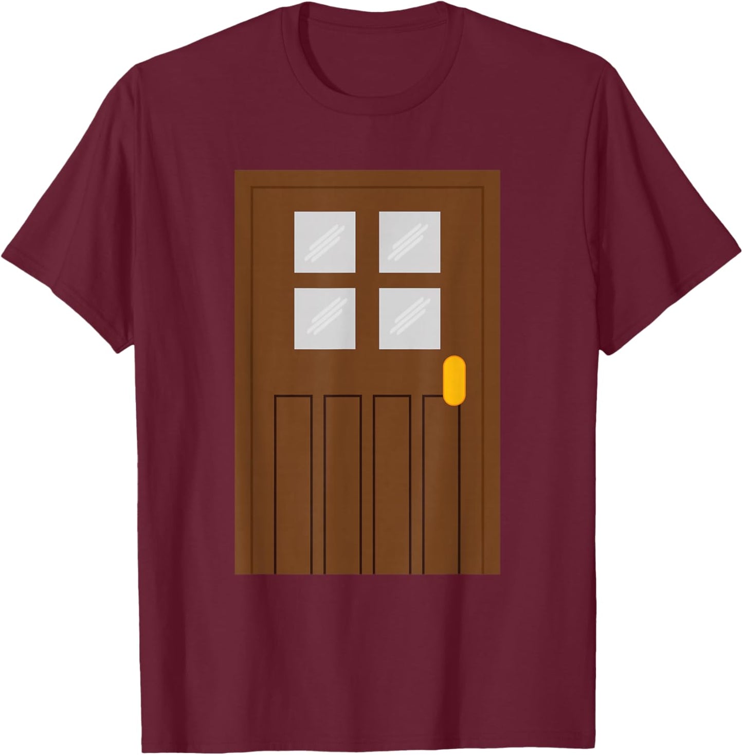 Door T-Shirt - T-Shirt | Maroon
