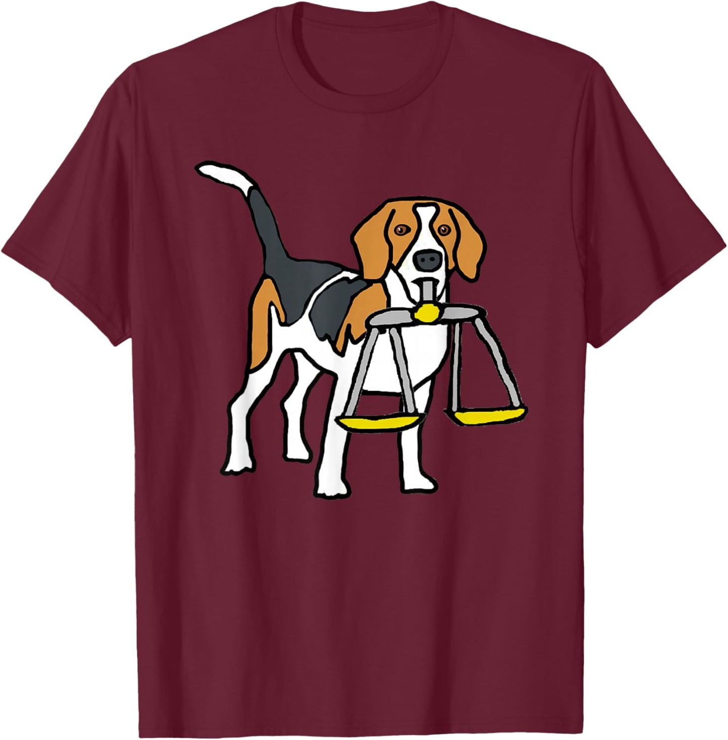 Legal Beagle T-Shirt - T-Shirt | Maroon