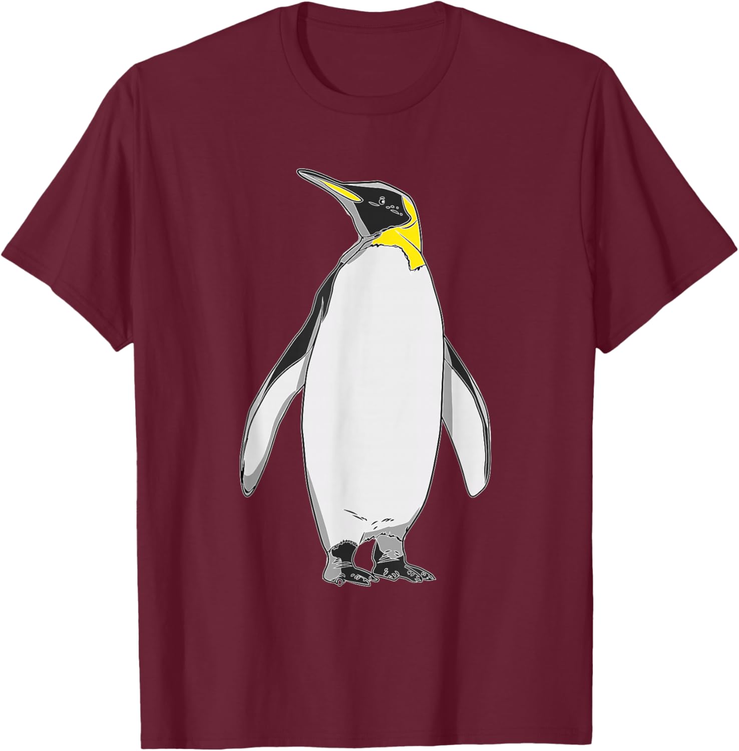 Penguin Logo T-Shirt - T-Shirt | Maroon