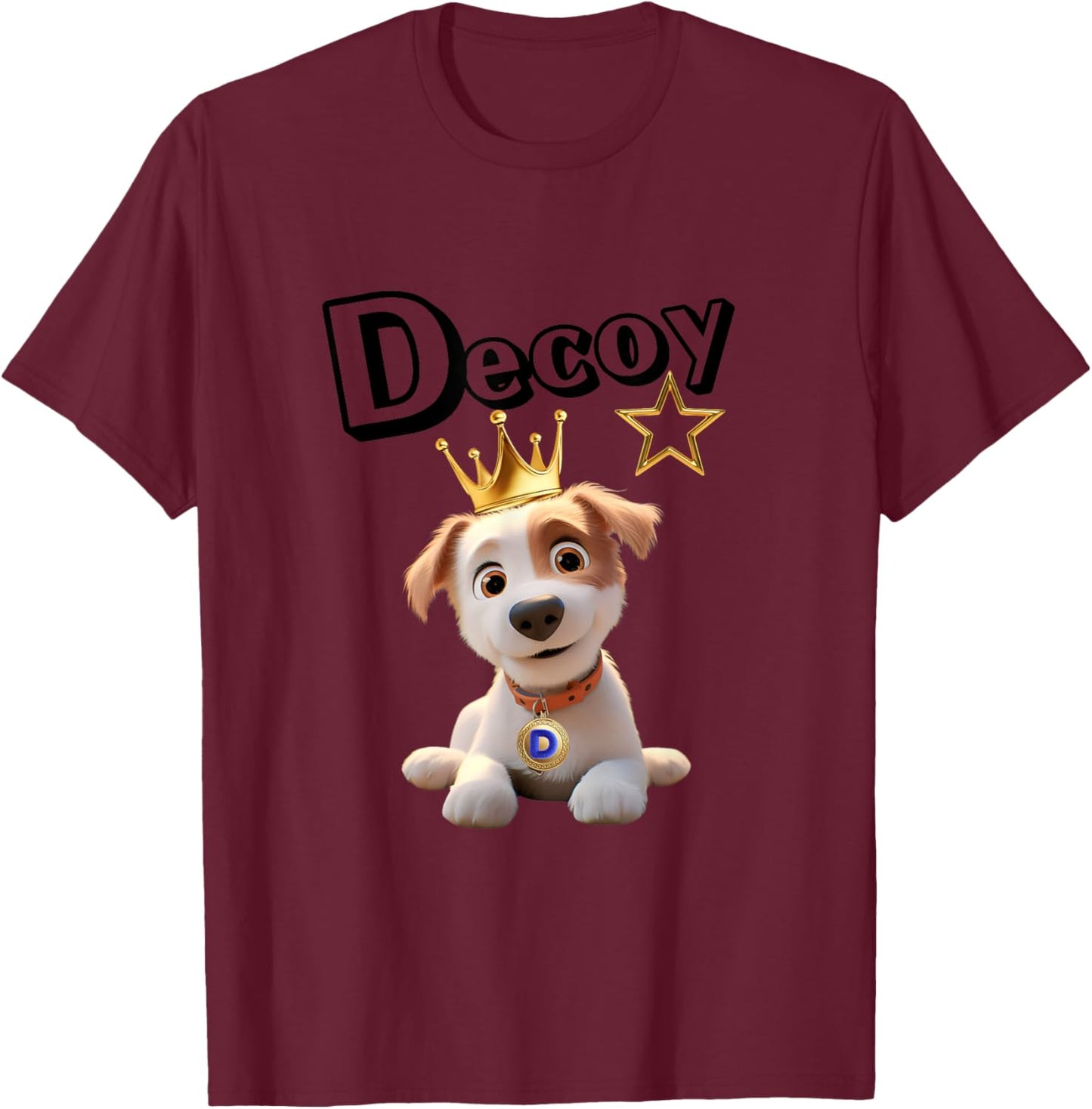 Decopin, Decoy, Dog Shirt, No.17, Otani, Pet Dog, Koi Kerhondier, Baseball Game, DEKOPIN, Decoy T-Shirt - T-Shirt | Maroon