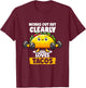 Works Out But Clearly Loves Tacos Gym Taco Tuesday Tacos T-Shirt - T-Shirt | Maroon
