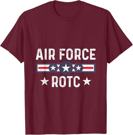 Air Force ROTC Vintage Roundel USAF Logo ROTC Cadets T-Shirt - T-Shirt | Maroon
