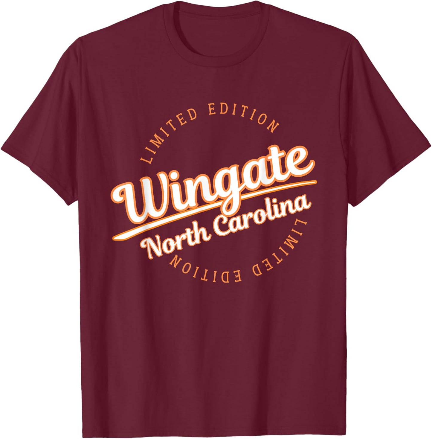 Retro Athletic Wingate NC Apparel T-Shirt - T-Shirt | Maroon