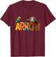 Pirate Arrgh Parrot Skull Hat Adventure Style Ocean Lovers T-Shirt - T-Shirt | Maroon