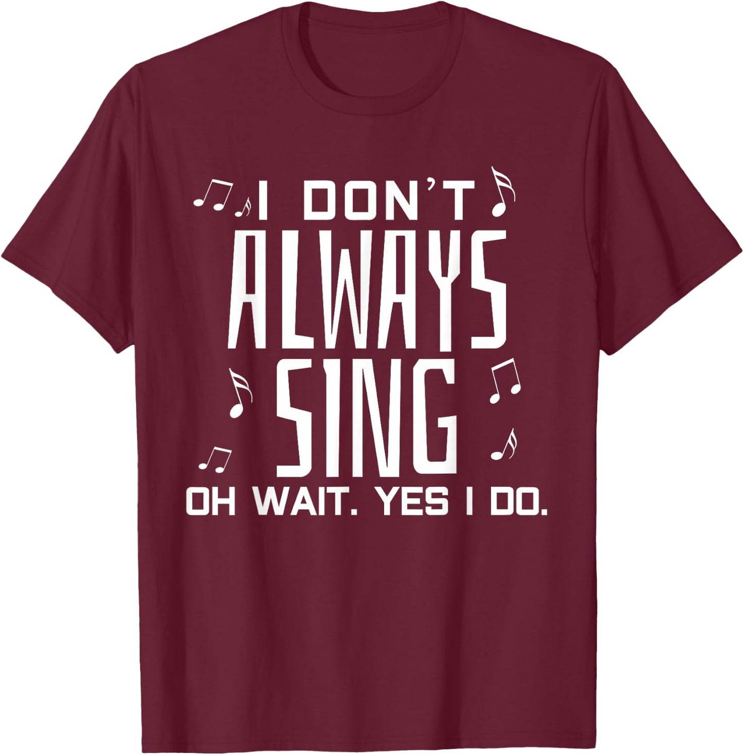 Broadway Theatre Vocal Music T-Shirt - T-Shirt | Maroon
