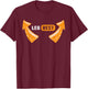 Leg Rest Funny Arrows Leg Rest Text T-Shirt - T-Shirt | Maroon