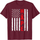 Hope Aids Flag Red Ribbon World Aids Day Hiv Aids Awareness T-Shirt - T-Shirt | Maroon