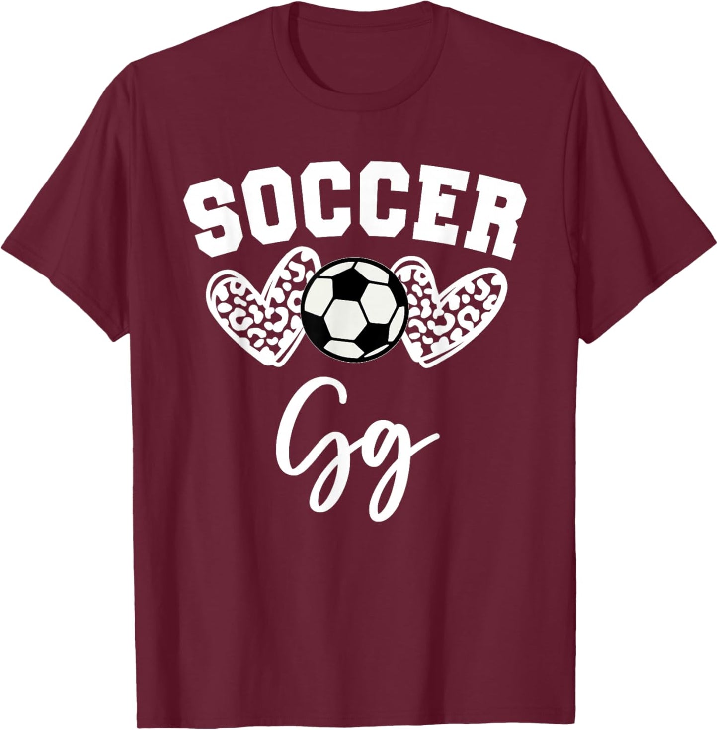 Soccer Gg Matching Family Soccer T-Shirt - T-Shirt | Maroon