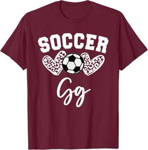 Soccer Gg Matching Family Soccer T-Shirt - T-Shirt | Maroon