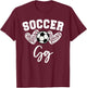Soccer Gg Matching Family Soccer T-Shirt - T-Shirt | Maroon