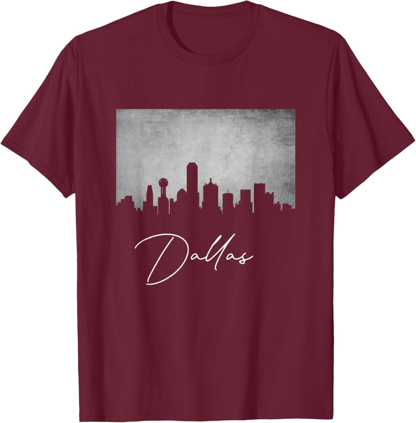 Dallas Texas T-Shirt - T-Shirt | Maroon