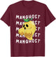 Halloween Mango Ghost Pretend I'm A Manghost T-Shirt - T-Shirt | Maroon