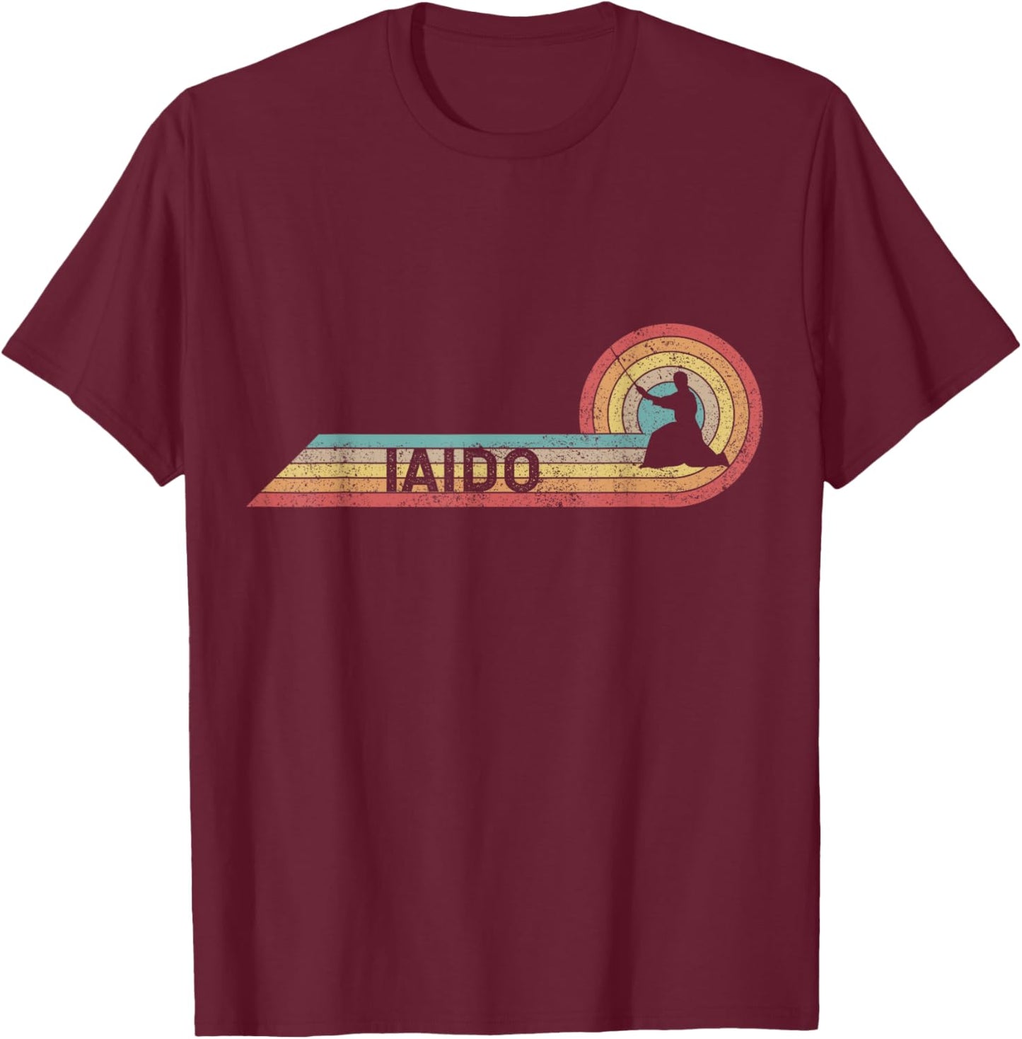 Retro Iaido Vintage Player Film Strip T-Shirt - T-Shirt | Maroon