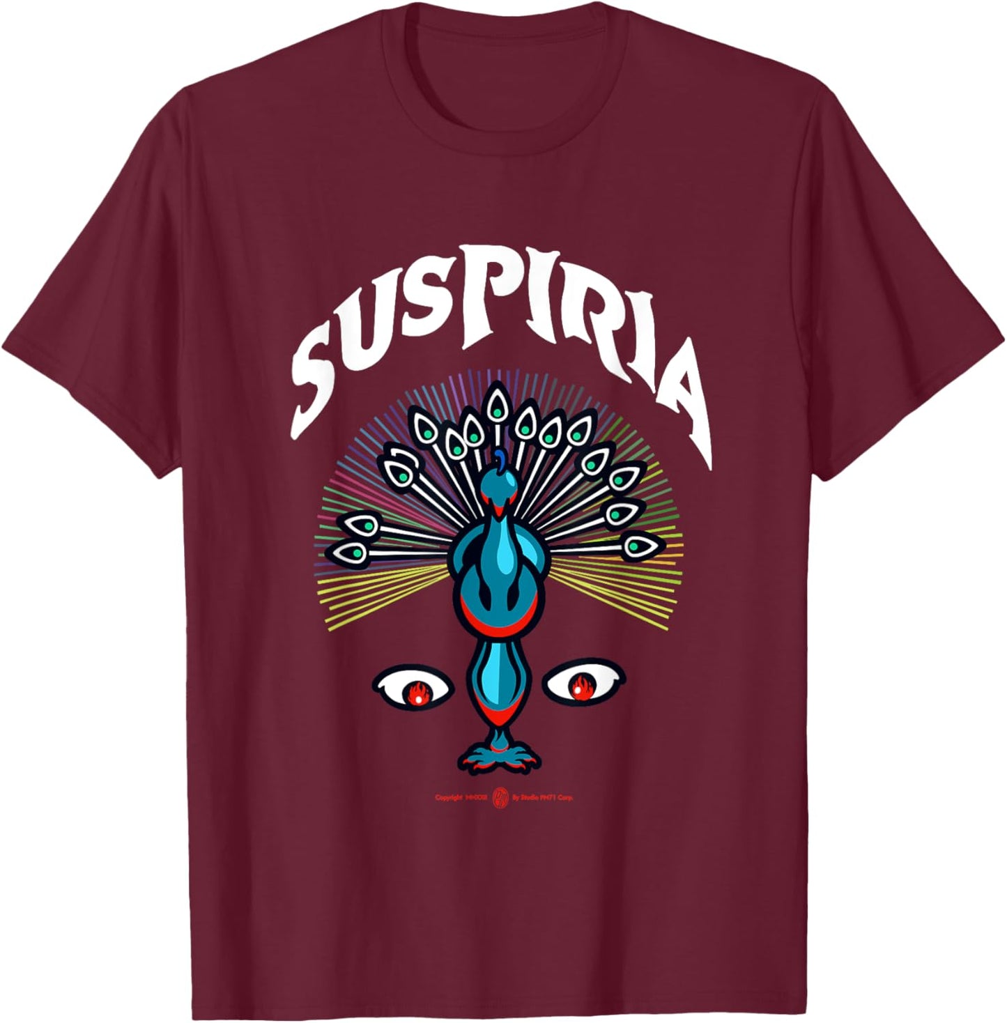 Retro Suspiria T-Shirt - T-Shirt | Maroon