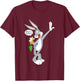 Kids Looney Tunes Youth Bugs Bunny Big Shot What's Up Doc? T-Shirt - T-Shirt | Maroon