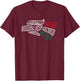 Mexico Flag - Mexican Eagle Aztec Style - Hecho En Mexico T-Shirt - T-Shirt | Maroon