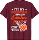 It's My 3rd Birthday Basketball 3 Year Old T-Shirt - T-Shirt | Maroon