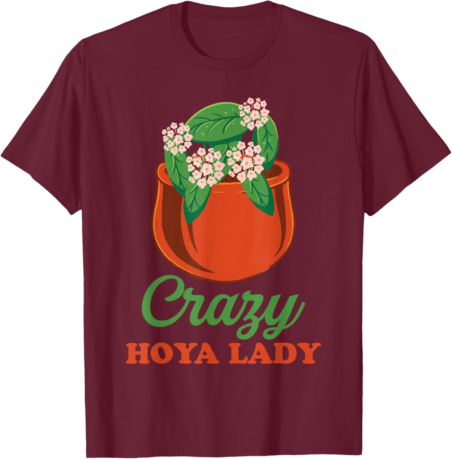 Hoya Plant Design for Hoya Fans T-Shirt - T-Shirt | Maroon