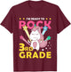 Kids I'm Ready Crush 3rd Grade Shirt Cute Unicorn T-Shirt - T-Shirt | Maroon