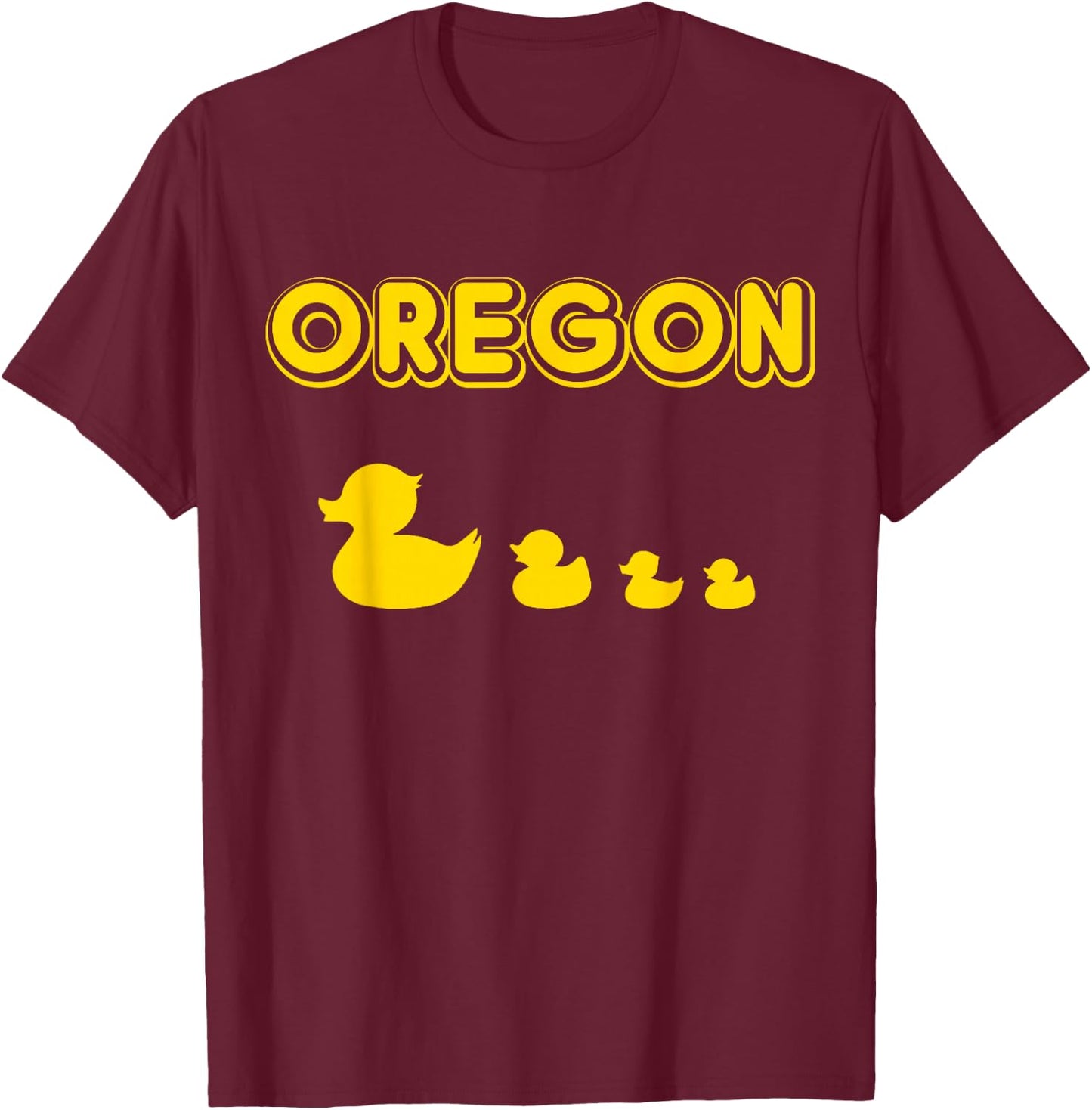 Oregon Duck Family T-Shirt - T-Shirt | Maroon
