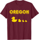 Oregon Duck Family T-Shirt - T-Shirt | Maroon