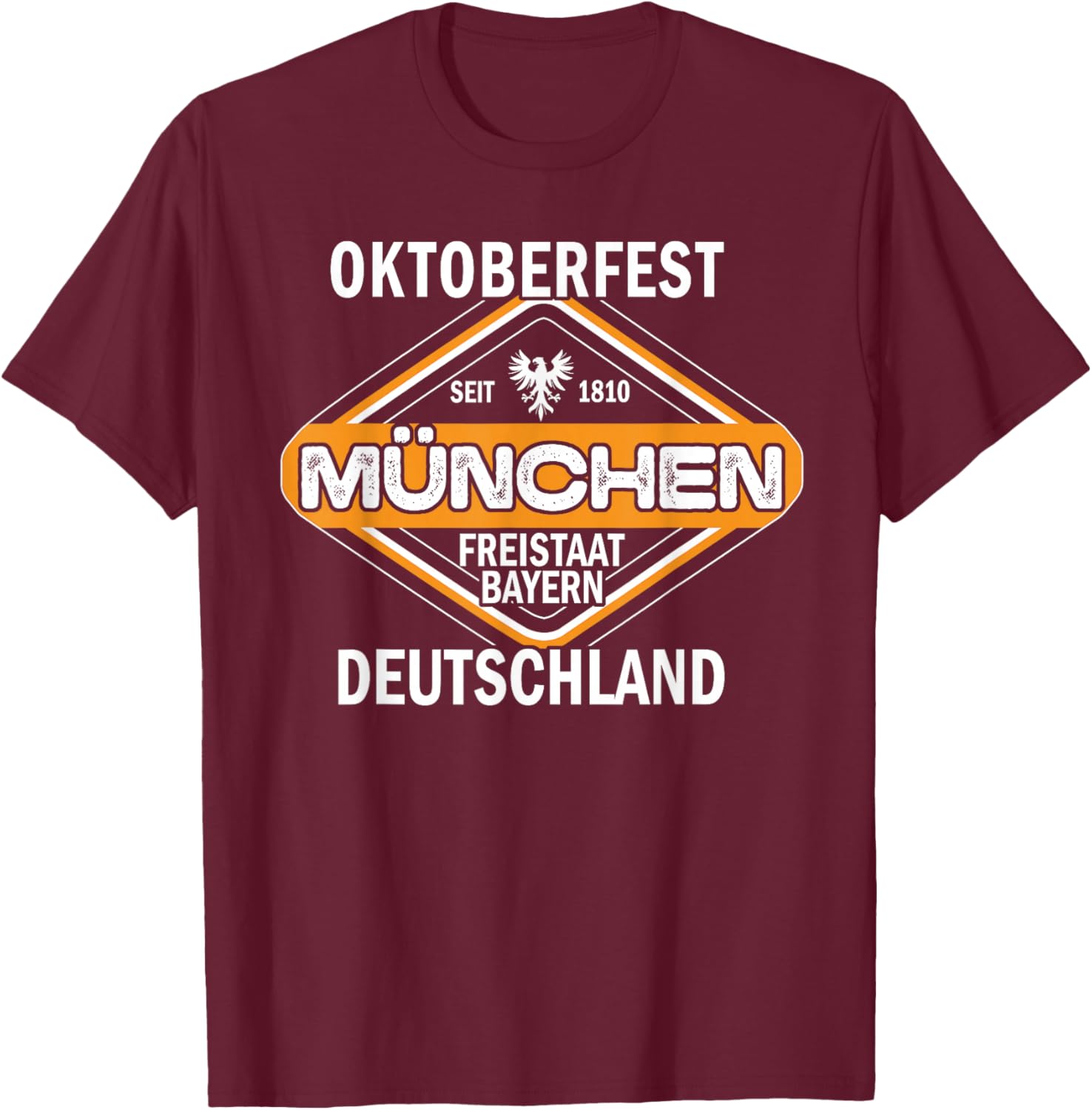 Oktoberfest Deutschland German Beer Festival München T-Shirt - T-Shirt | Maroon