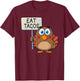 Funny Thanksgiving Turkey Eat Tacos T-Shirt - T-Shirt | Maroon
