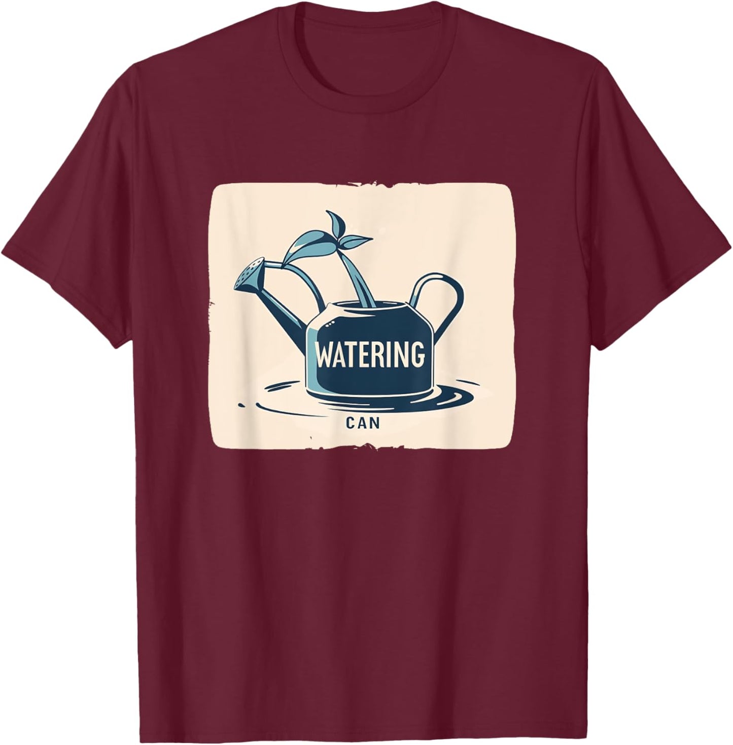 Pretty Watering Can Costume for Gardener T-Shirt - T-Shirt | Maroon