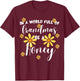 In A World Full Of Grandmas Be A Honey Cute Sunflower T-Shirt - T-Shirt | Maroon