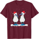 Seabirds Blue-footed Booby Bird Lover Christmas T-Shirt - T-Shirt | Maroon