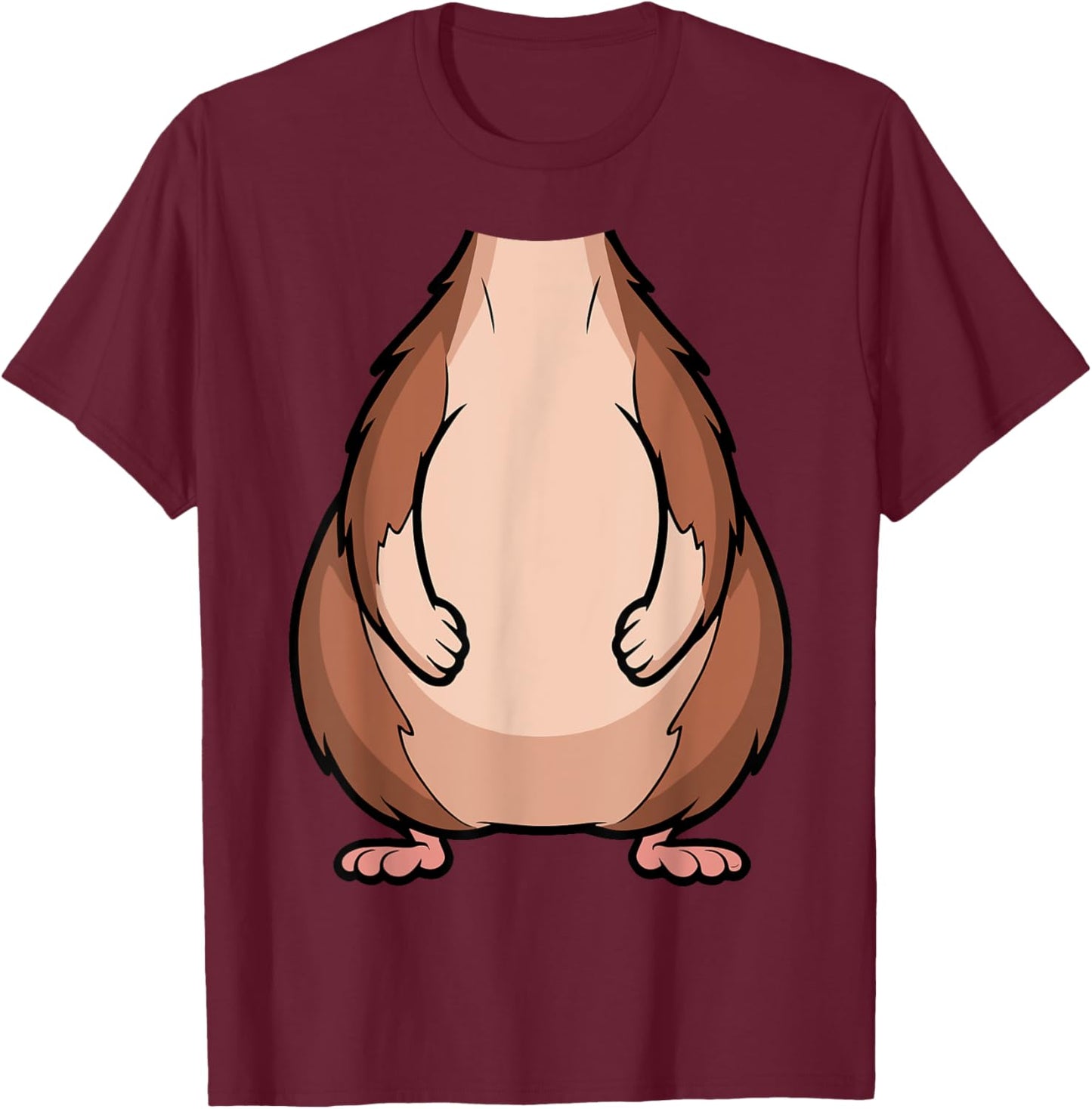 Hamster Halloween Outfit Funny Simple Kids Costume T-Shirt - T-Shirt | Maroon