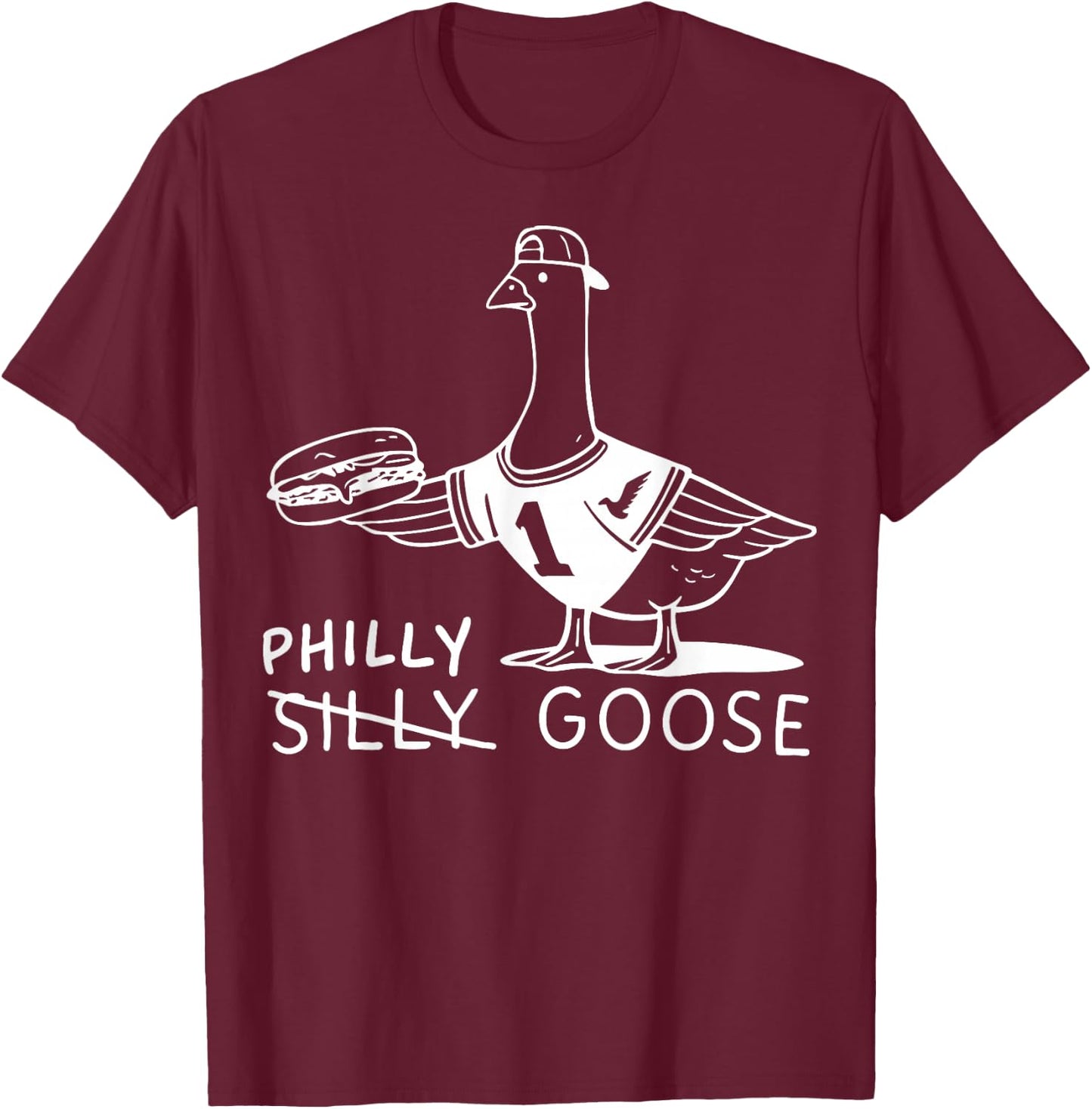 Vintage Philly Goose Name Pride Gift Women Kid T-Shirt - T-Shirt | Maroon