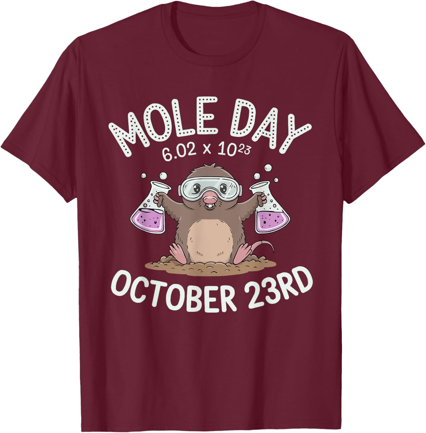 National Mole Day Animal Mammal Mole Whisperer T-Shirt - T-Shirt | Maroon