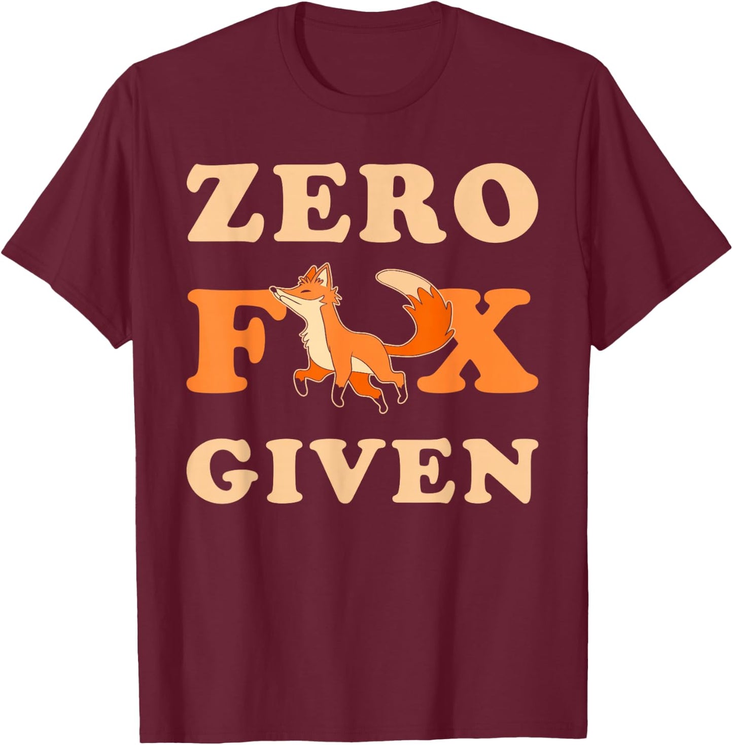 Zero Fox Given - Zero Fox Given T-Shirt - T-Shirt | Maroon
