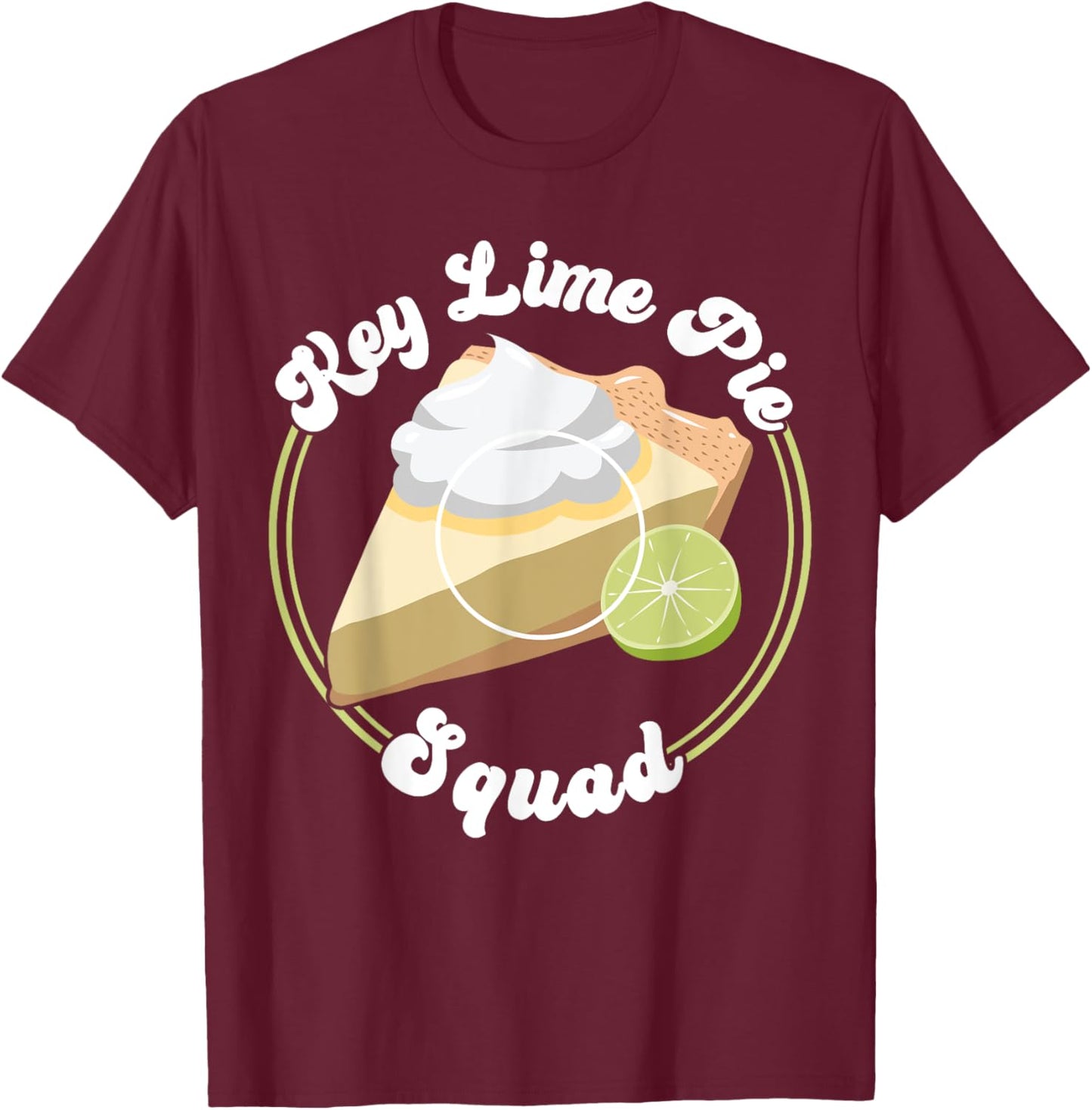 Key Lime Pie Squad T-Shirt - T-Shirt | Maroon