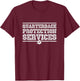 Quarterback Protection Services Lineman Football Shirt Funny T-Shirt - T-Shirt | Maroon
