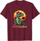 MomoSaurus Dino Dinosaur Momo-Saurus T-Rex Mother's Day Trex T-Shirt - T-Shirt | Maroon