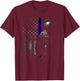 SWAT Special Weapons And Tactics Team Shirt, Police Officer T-Shirt - T-Shirt | Maroon