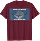 Disney Pocahontas Meeko When I See My Bed Meme T-Shirt - T-Shirt | Maroon