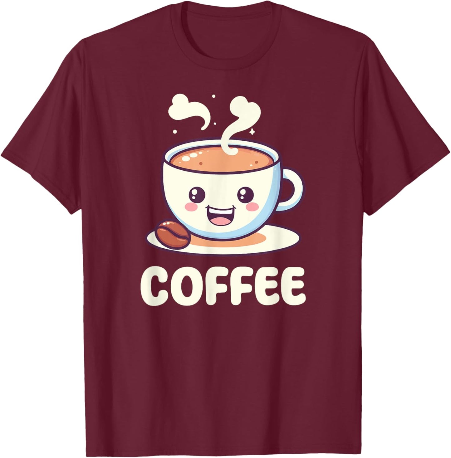 Coffee & Creamer Matching Couple Halloween Best Friends T-Shirt - T-Shirt | Maroon