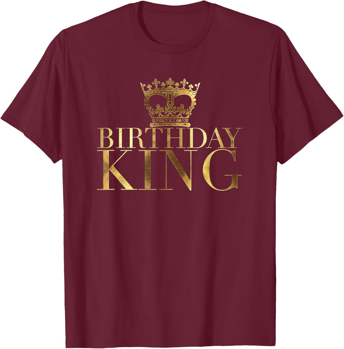 Birthday Costume, Gifts and Decorations Boys Kings T-Shirt - T-Shirt | Maroon