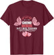 Last Chemo Day Gift Serious Illness Warrior - Women's Classic - Black - Small - Short Sleeve - Lace Embellishment T-Shirt - T-Shirt | Maroon
