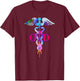 Doctor of Occupational Therapy OTD Caduceus Graduation Gift T-Shirt - T-Shirt | Maroon
