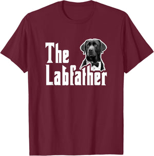 The Labfather Dog Dad Bow Tie Labrador Lover Father's Day Women T-Shirt - T-Shirt | Maroon