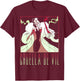 Disney 101 Dalmatians Cruella De Vil Portrait Box Up T-Shirt - T-Shirt | Maroon