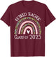Retired Teacher Class Of 2025 Retirement Men Women T-Shirt - T-Shirt | Maroon