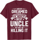 The World's Best Uncle - Funny Uncle T-Shirt - T-Shirt | Maroon