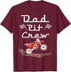 Dirt Bike Birthday Party Racing Family Dad Pit Crew T-Shirt - T-Shirt | Maroon
