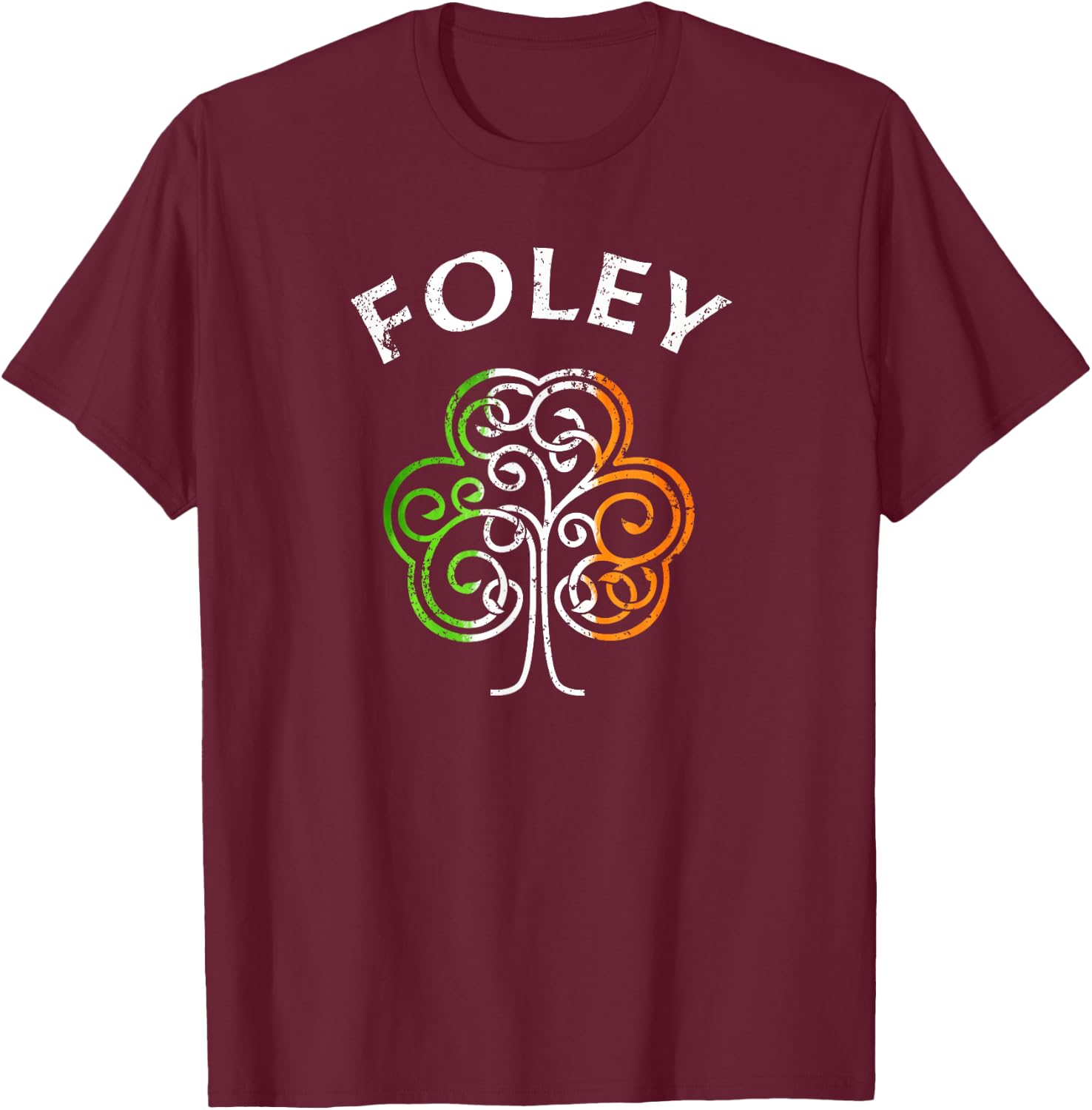 Foley Irish Family Name T-Shirt - T-Shirt | Maroon