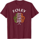 Foley Irish Family Name T-Shirt - T-Shirt | Maroon